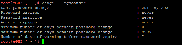 Set Password to Never Expire