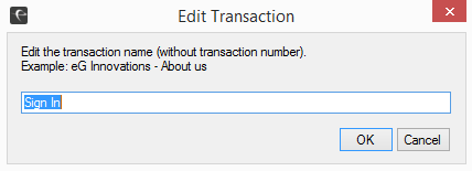 Renaming Transaction