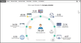 Screenshot Citrix logon simulator